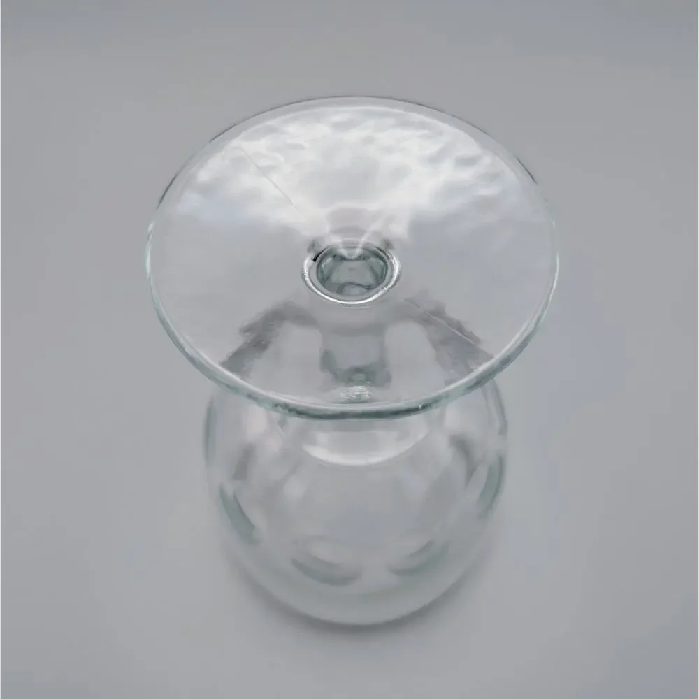 Vintage Bartlett Collins Btc8 Clear Thumbprint Water Goblets 6.25